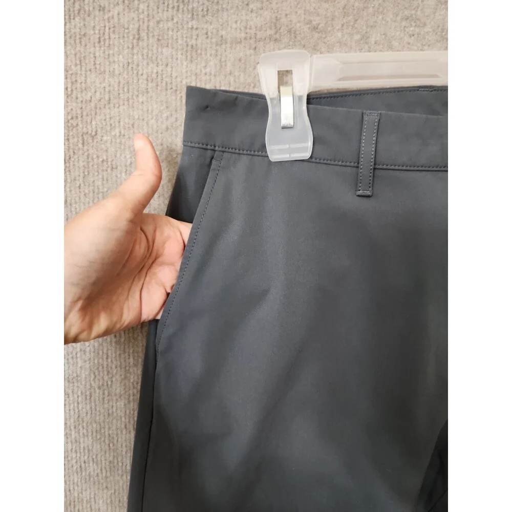 J Crew Slim-fit Tech Chino Pants Mens 30x32 Dark Gray Flex Stretch Lightweight